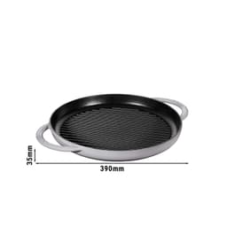 STAUB | GRILL PANS - Pure Grill - Ø 300mm - Gusseisen - Graphit-Grau