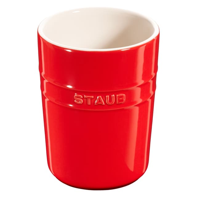 STAUB | CERAMIQUE - Utensilienhalter - Ø 110mm - Keramik - Kirsch-Rot