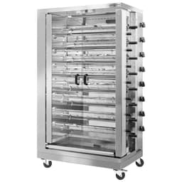 Gas Hähnchengrill - 47,2kW - mit 15 Spießen für bis zu 90 Hähnchen