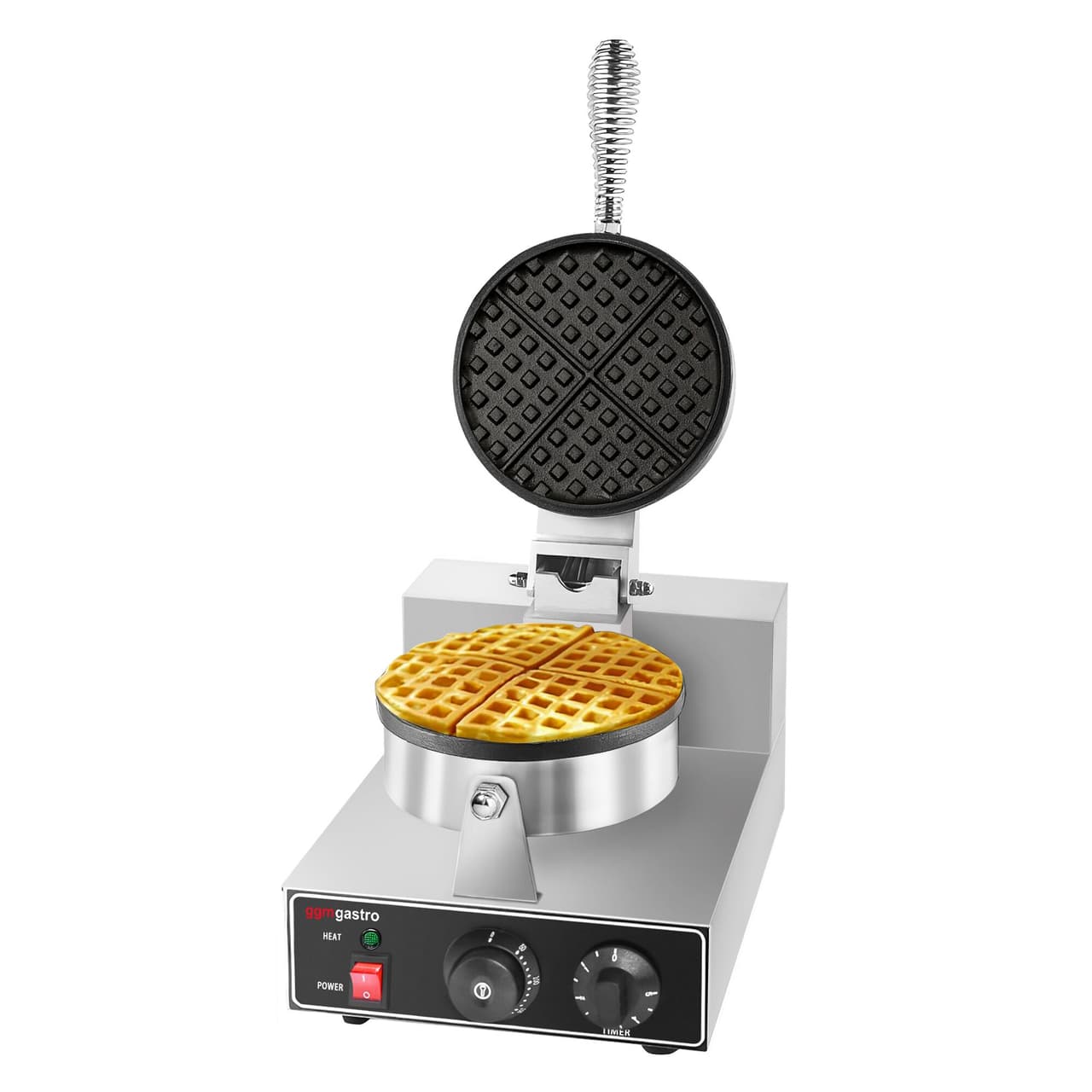 Waffeleisen - Einzeln - 1,3 kW - Form: Rund - Ø 180mm