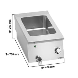 Elektro Bain-Marie - 1,2 kW - 1x GN 1/1