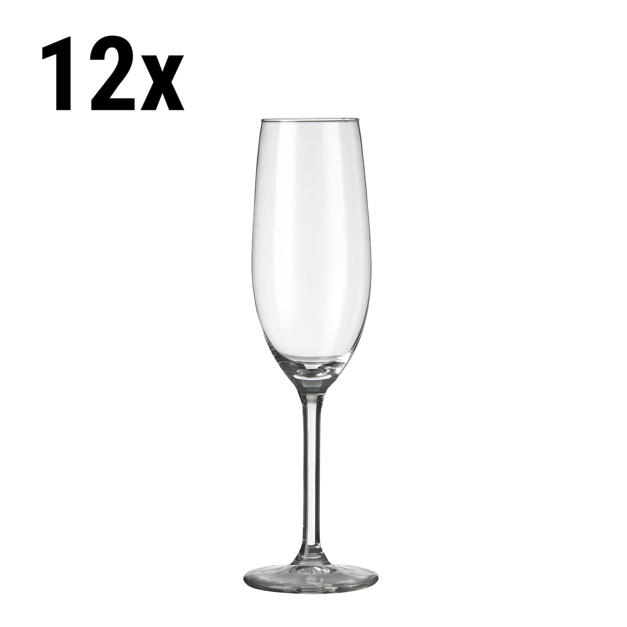 (12 Stück) Sektglas - ESPRIT - 210 ml - Transparent