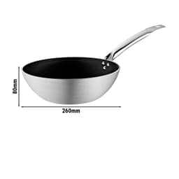 Wok Pfanne aus Aluminium - Ø 26 cm