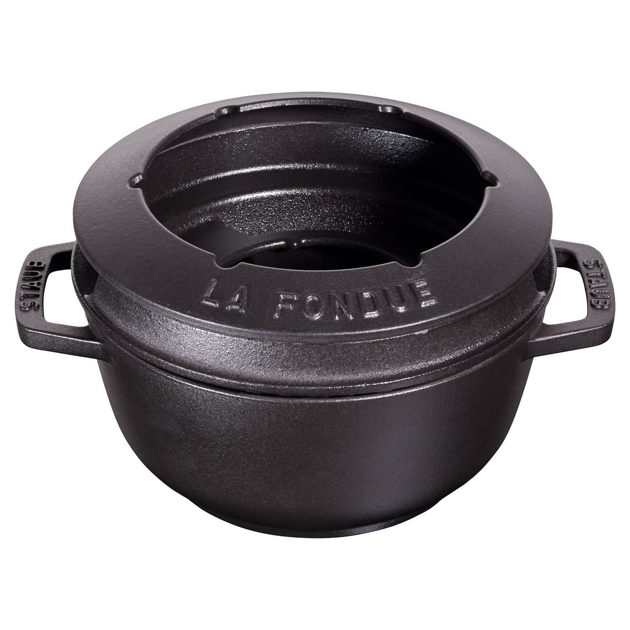 STAUB | SPECIALITIES - Fondue Set - Ø 180mm - Gusseisesn -Schwarz