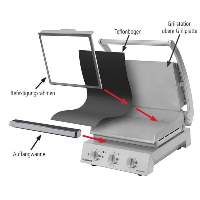 ROBAND | Befestigungsrahmen für Teflonbögen