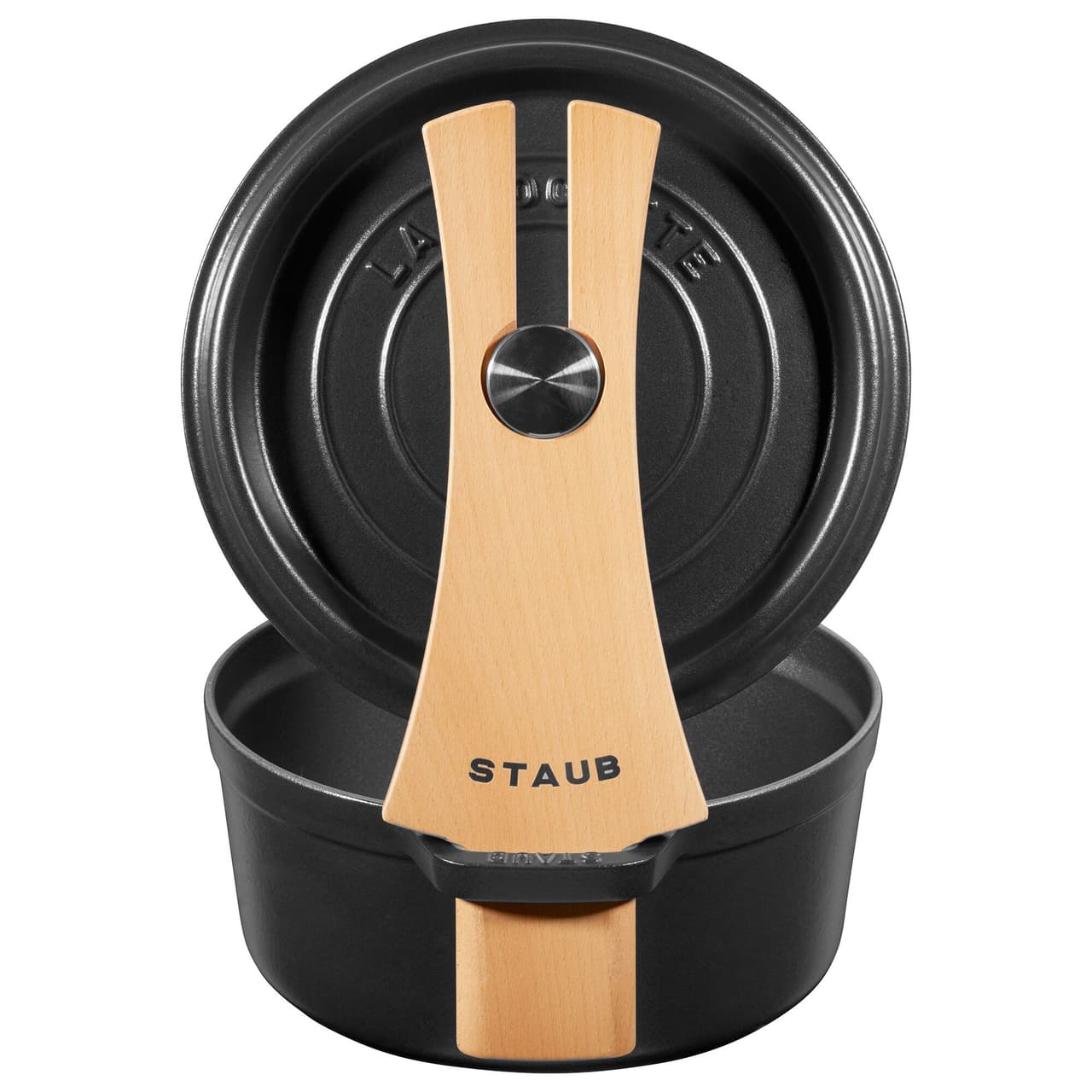 STAUB | Deckelhalter Holz - 340mm - Buche