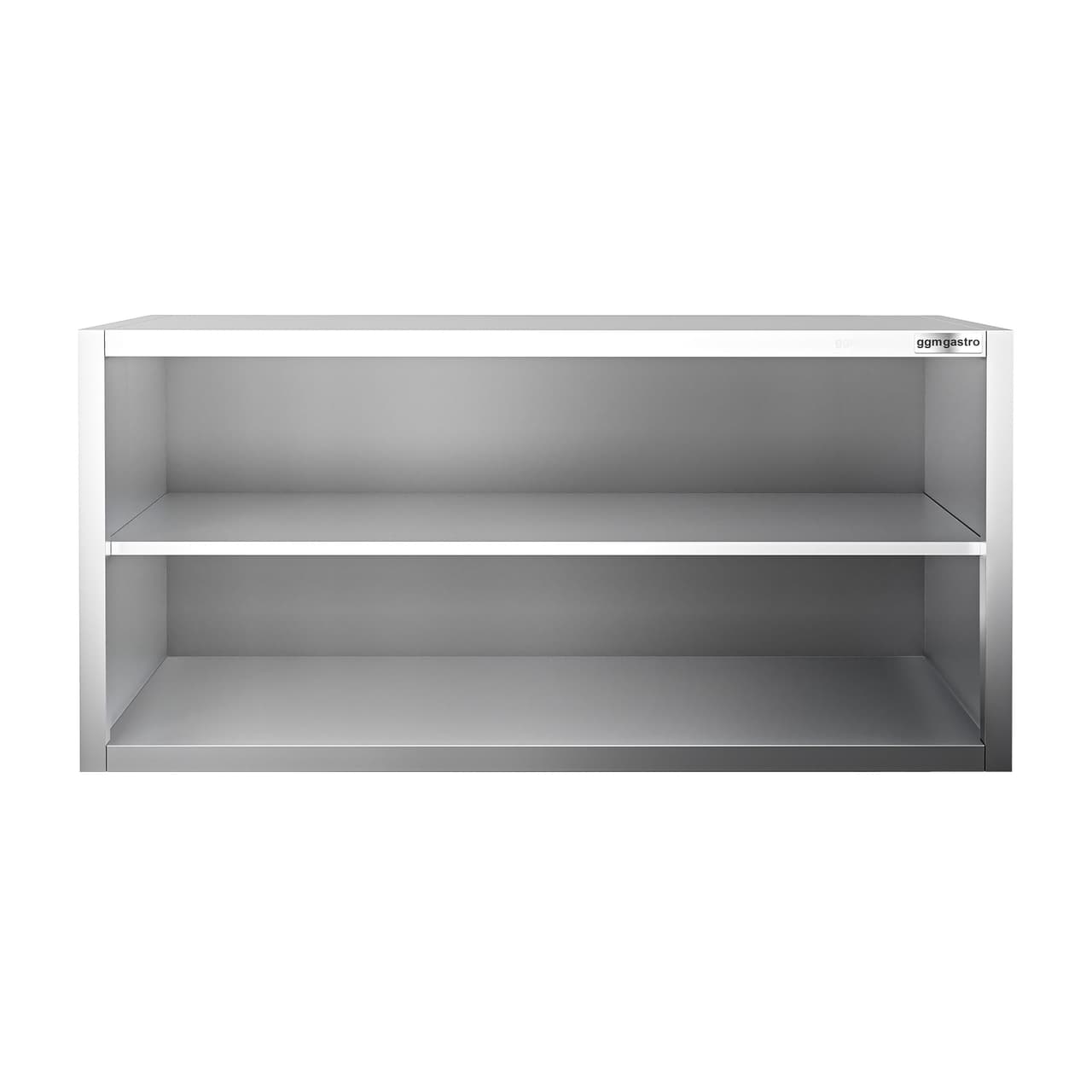 Edelstahl Wandhängeschrank PREMIUM - 1200x400mm - ohne Schiebetür - 650mm hoch