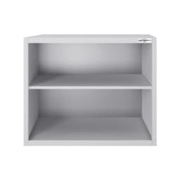 Edelstahl Wandhängeschrank ECO - 800x400mm - ohne Flügeltür 800mm hoch