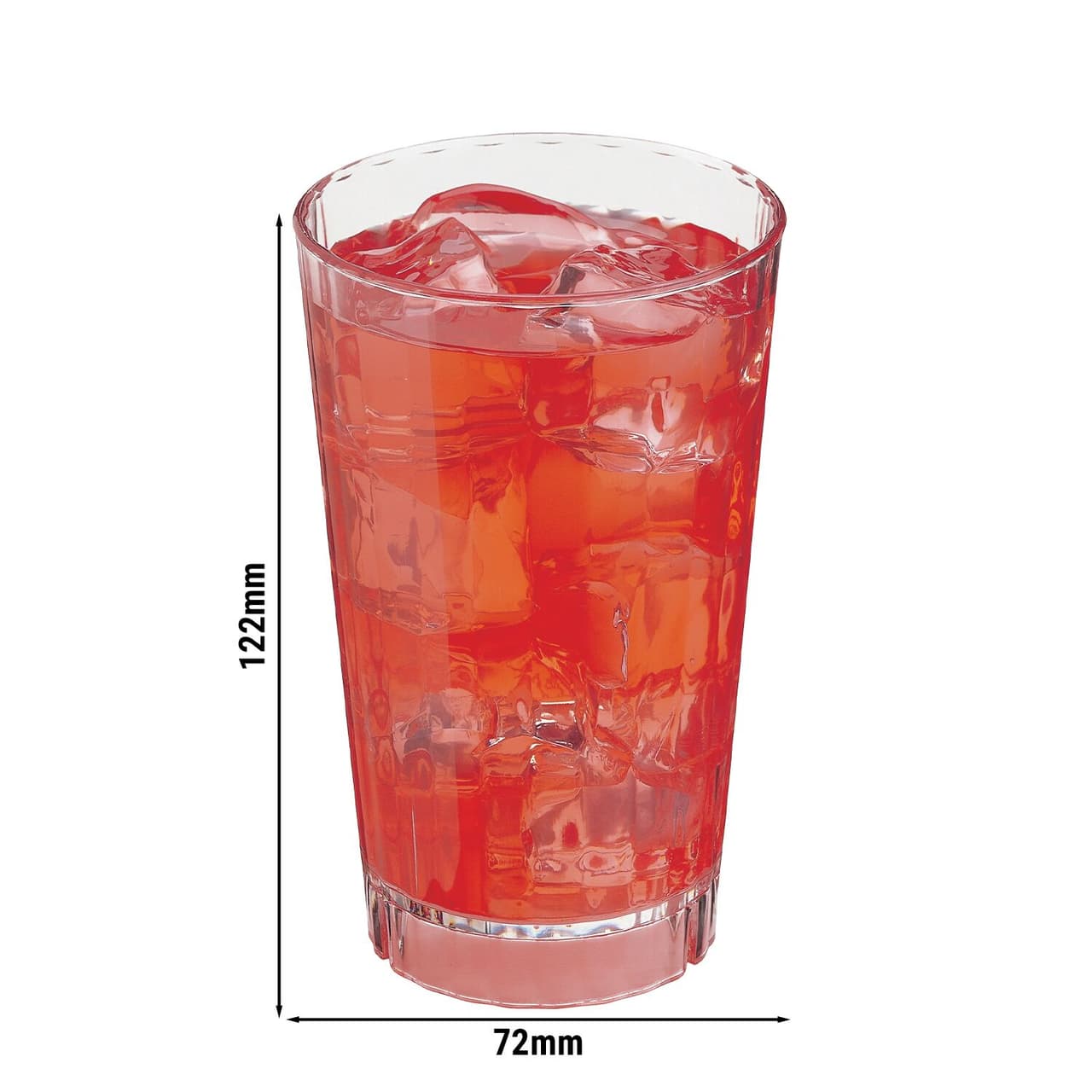 (36 Stück) CAMBRO | HUNTINGTON® - Trinkbecher - 296 ml - Transparent