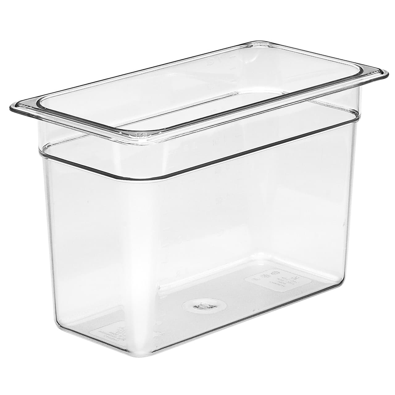 (6 Stück) CAMBRO | CAMWEAR® -  Polycarbonat GN 1/3 Behälter - Clear - Tiefe: 200mm