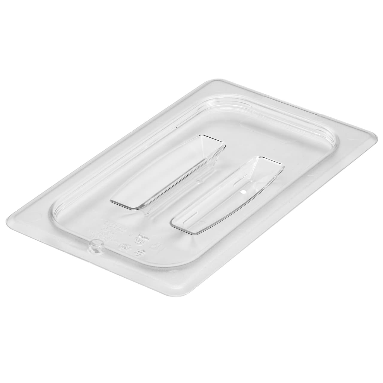 (6 Stück) CAMBRO | CAMWEAR® -  Polycarbonat GN-Deckel 1/4 - mit Griff - Clear