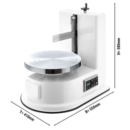 Torten Glättungsmaschine - 60 Watt - Weiß