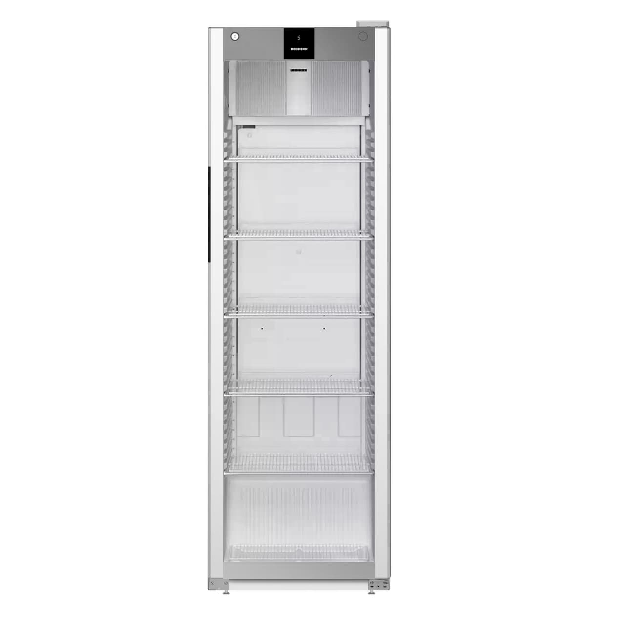 LIEBHERR | Kühlschrank PERFORMANCE - 286 Liter - Innen Kunststoff - mit 1 Glastür - Grau