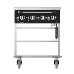 Bain-Marie Thermowagen - 4 x GN 1/1 - Beckentemperatur getrennt regelbar 