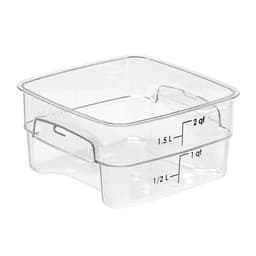 (6 Stück) CAMBRO | CAMWEAR® -  FreshPro Behälter - 1,9 Liter - Transparent