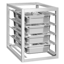 Unterbaumodul mit 5 Einschüben - 450x660mm - GN & EN - für ArbeitstischeSerie ATK 700mm Tief