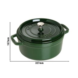 STAUB | LA COCOTTE - Cocotte - Ø 260mm - Gusseisen - Basilikum-Grün