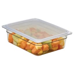 (6 Stück) CAMBRO | CAMWEAR® -  Polycarbonat GN 1/2 Behälter - Clear - Tiefe: 100mm