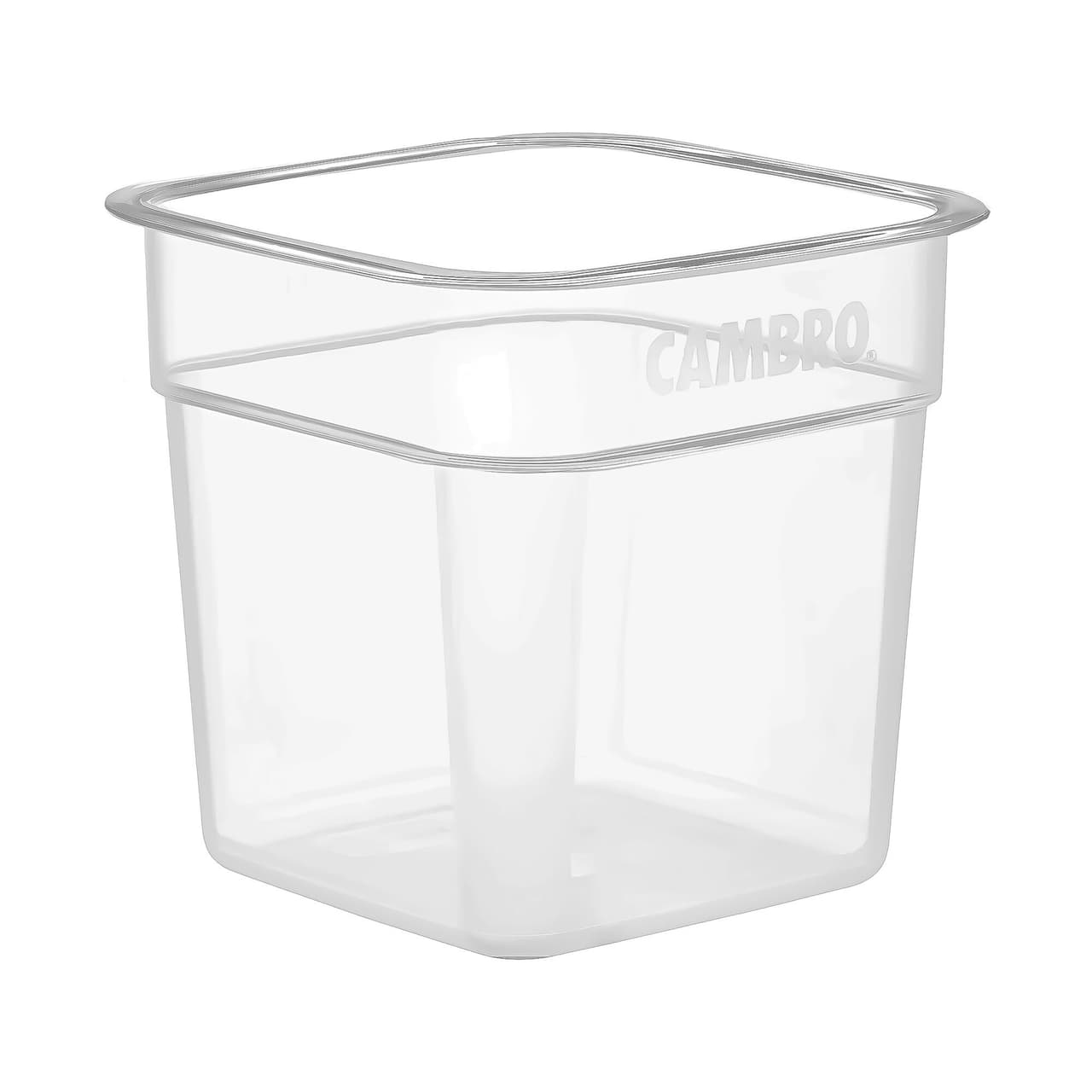 (6 Stück) CAMBRO | CAMSQUARES® -  FreshPro Behälter - 0,9 Liter - Transparent