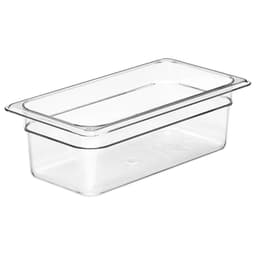 (6 Stück) CAMBRO | CAMWEAR® -  Polycarbonat GN 1/3 Behälter - Clear - Tiefe: 100mm