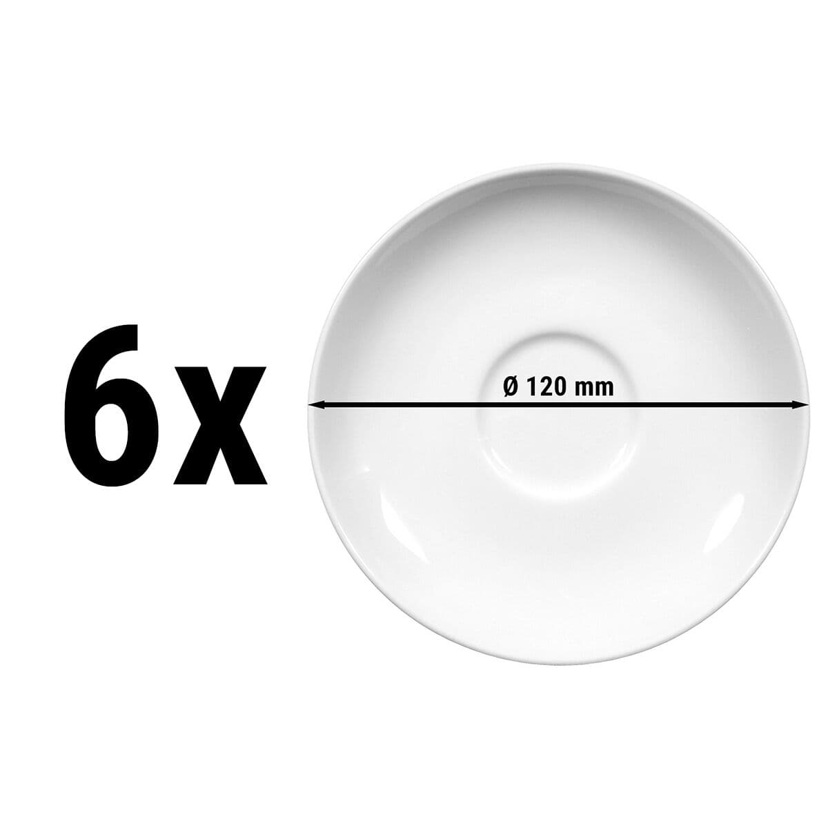 (6 Stück) SELTMANN WEIDEN | Untertasse - Ø 120mm