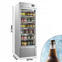 Getränkekühlschrank SUPERCOOLER - mit 1 Glastür - kühlen auf unter 0 °C