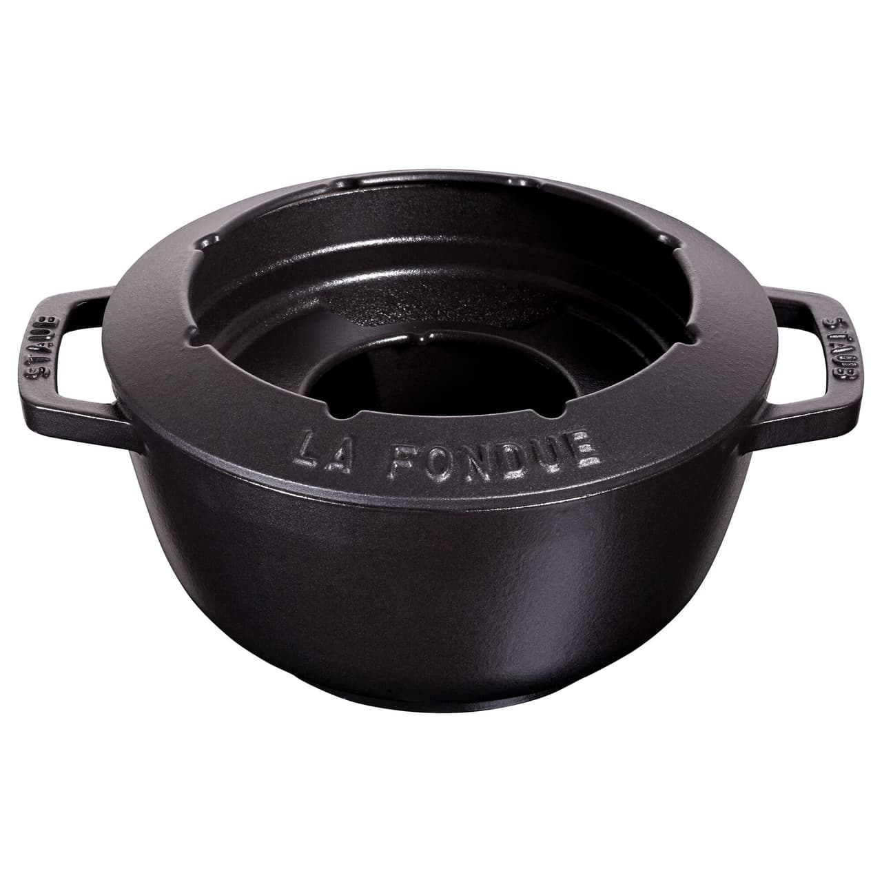 STAUB | SPECIALITIES - Fondue Set - Ø 200mm - Gusseisesn -Schwarz