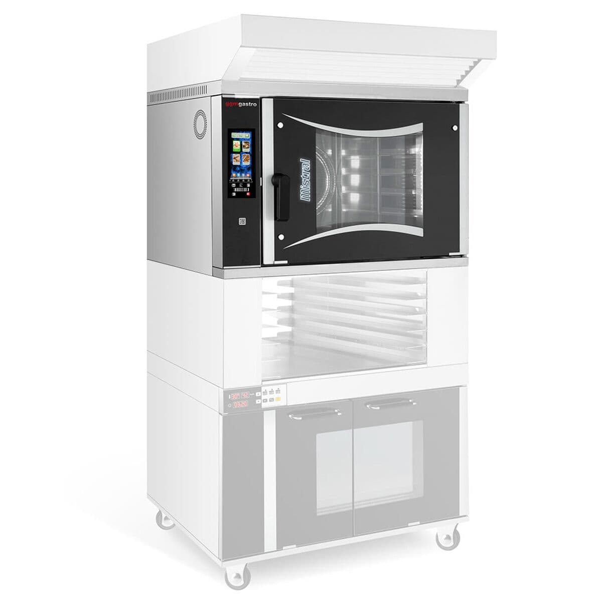 Bäckerei-Elektro-Kombidämpfer - Touch - 6x EN 60x40 - inkl. Waschsystem