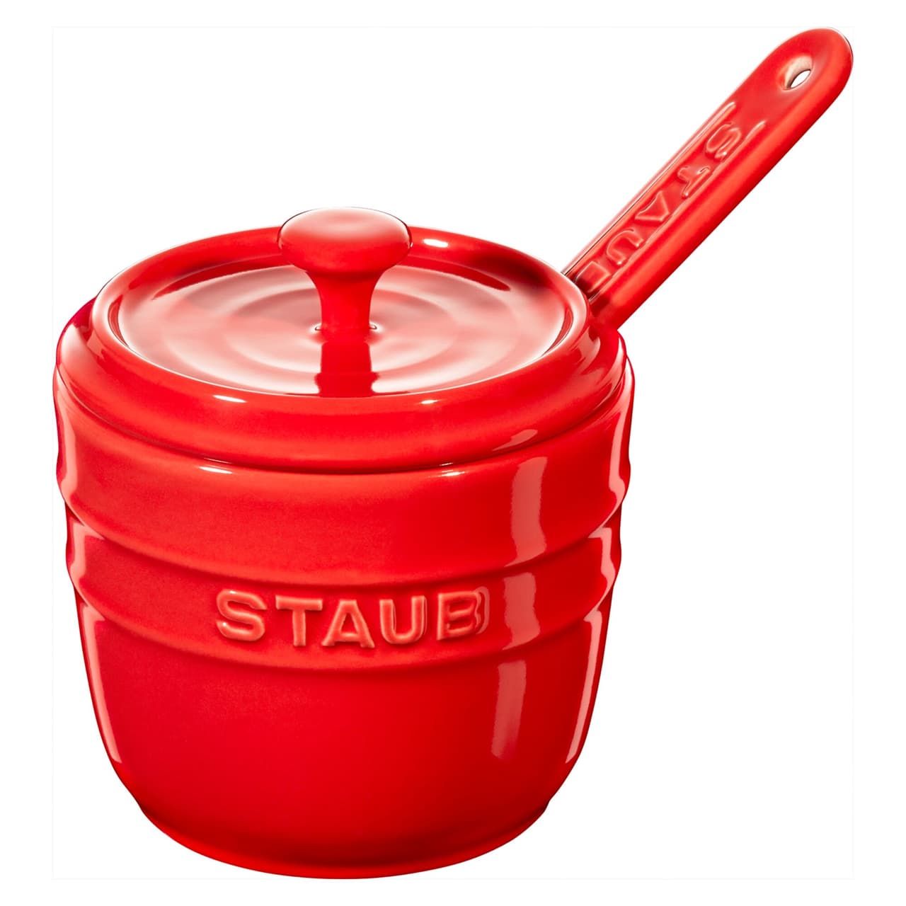 STAUB | CERAMIQUE - Zuckerdose - Ø 90mm - Keramik - Kirsch-Rot