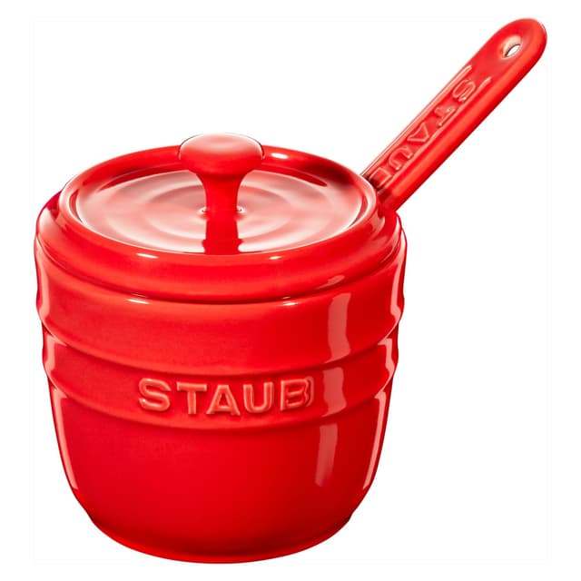 STAUB | CERAMIQUE - Zuckerdose - Ø 90mm - Keramik - Kirsch-Rot