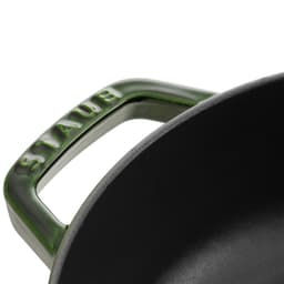 STAUB | BRAISERS - Bräter mit Chistera Drop-Structure - 280mm - Gusseisen - Basilikum-Grün