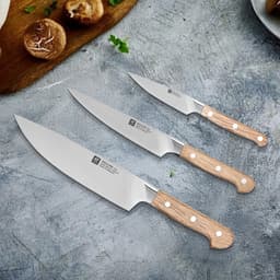 ZWILLING | PRO WOOD - Messerset - 3-tlg - Natur