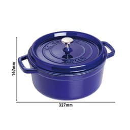 STAUB | LA COCOTTE - Cocotte - Ø 260mm - Gusseisen - Dunkelblau