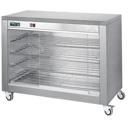 Wärmeschrank mit Glasschiebetür & 4 Ablagen - 1100x800x895 mm