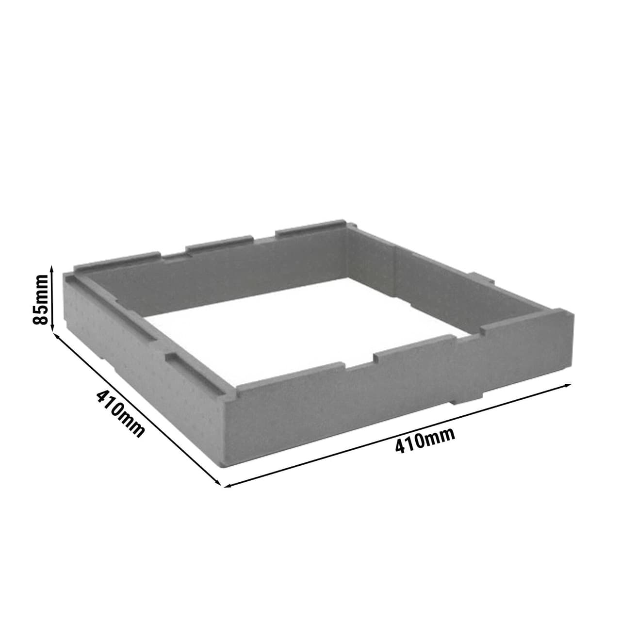 Verlängerungseinsatz Abm. 410x410x85mm für Thermobox