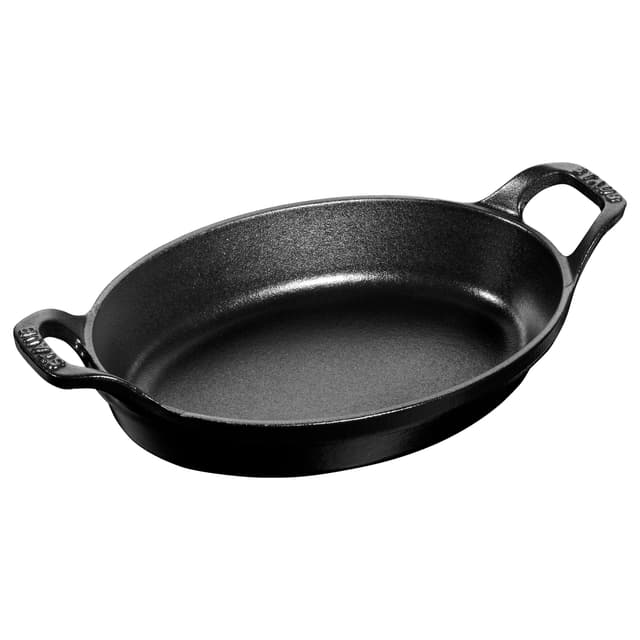 STAUB | SPECIALITIES - Auflaufform - oval - 210mm - Gusseisen - Schwarz