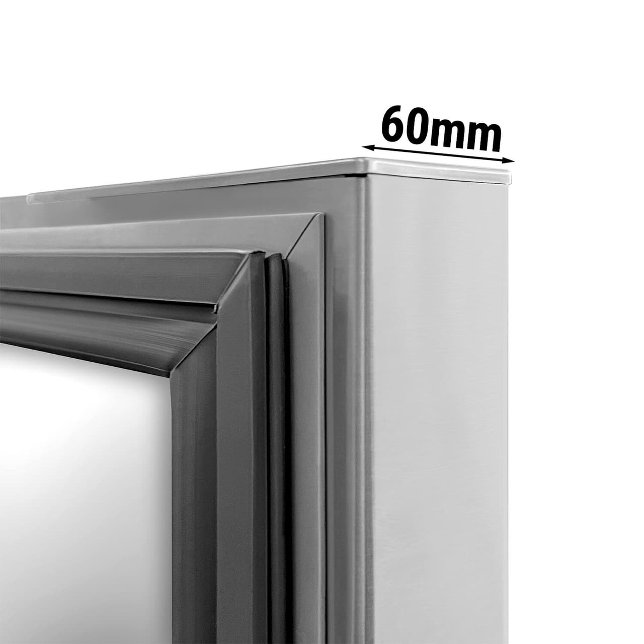 Bäckereikühltisch PREMIUM - 2000x800mm - mit 3 Türen