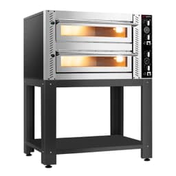 Elektro Pizzaofen - 4+4x 34cm - Manuell - inkl. Untergestell