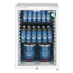 GASTRO-COOL | Barkühlschrank - 540mm - 130 Liter - mit 1 Glasflügeltür - Weiß