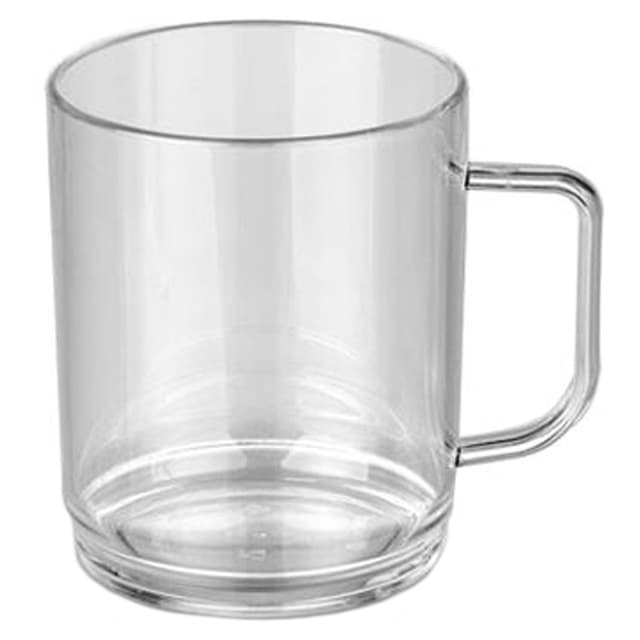 (50 Stück) Polycarbonat Tee-/Kaffeetasse, clear - 250 ml