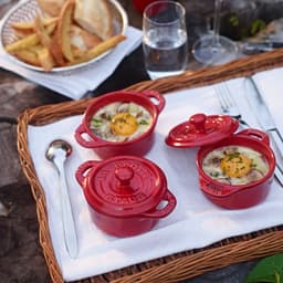 STAUB | CERAMIQUE - Mini Cocotte - Ø 100mm - rund - Keramik - Kirsch-Rot