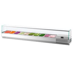 Kühlaufsatzvitrine Premium PLUS - 2300x413mm - 10x GN 1/3