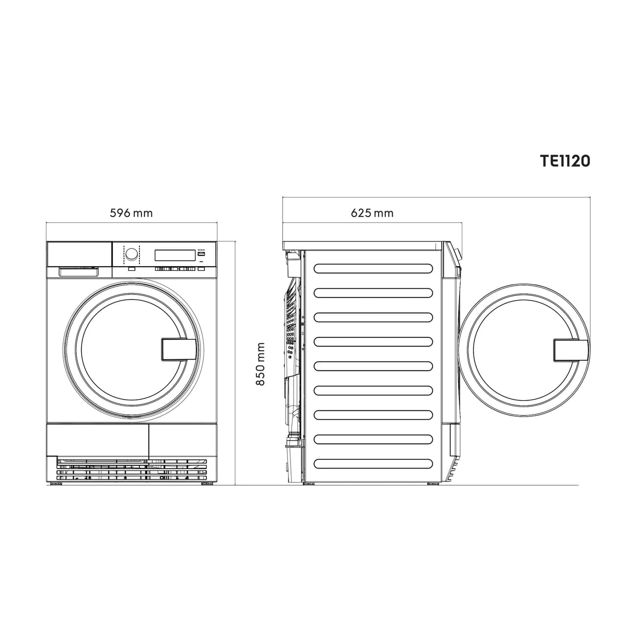 ELECTROLUX | myPRO TE1120 - Smartprofessioneller Wäschetrockner - 8kg - Kondens