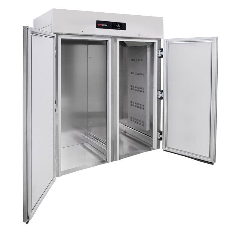 Einfahrkühlschrank Edelstahl Premium PLUS - GN 2/1 - 2700 Liter - mit 2 Türen