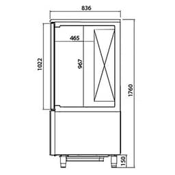 Schockfroster - Touch - 315 Liter - 14x GN 1/1 oder EN 60x40