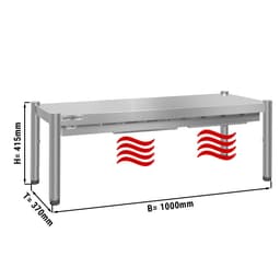 Wärmebrücke PREMIUM - 1000x370mm - mit 1 Etage - Höhe: 415mm