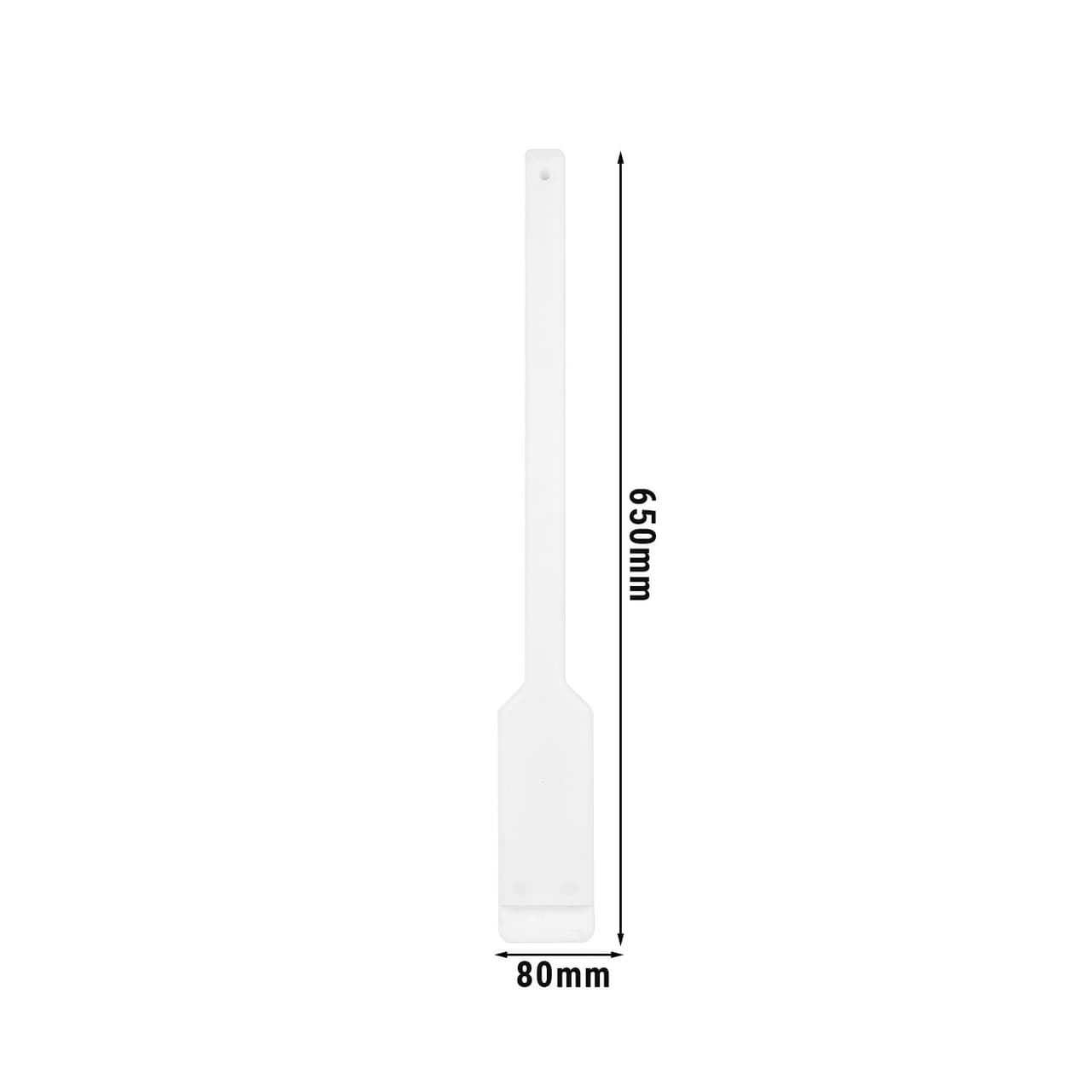 Rührspatel Flach - 65 cm - weiß