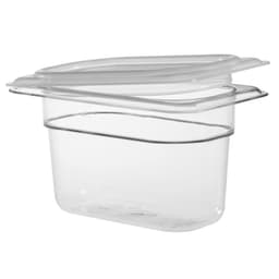 (6 Stück) CAMBRO | CAMWEAR® -  Polypropylen GN-Deckel 1/9 - luftdicht - milchig