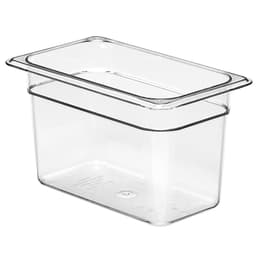 (6 Stück) CAMBRO | CAMWEAR® -  Polycarbonat GN 1/4 Behälter - Clear - Tiefe: 150mm