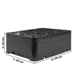 Thermobox - für EN Bleche - 685x485x265mm